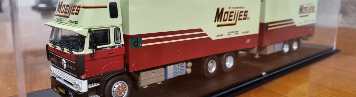 Jaren '80 DAF2800 topsleeper in minatuur